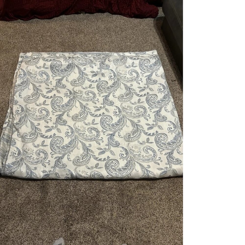 WATERFORD Linens King Size Reversible Duvet Cover And 2 Pillow Shams